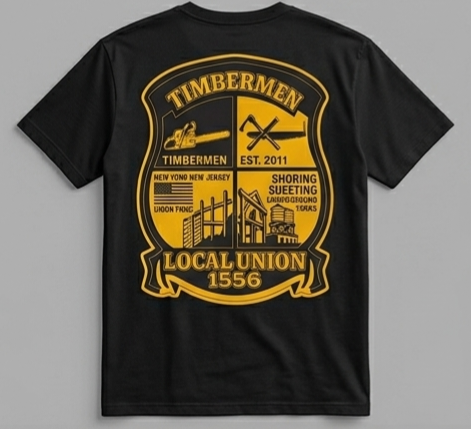 Timbermen Local 1556 Badge