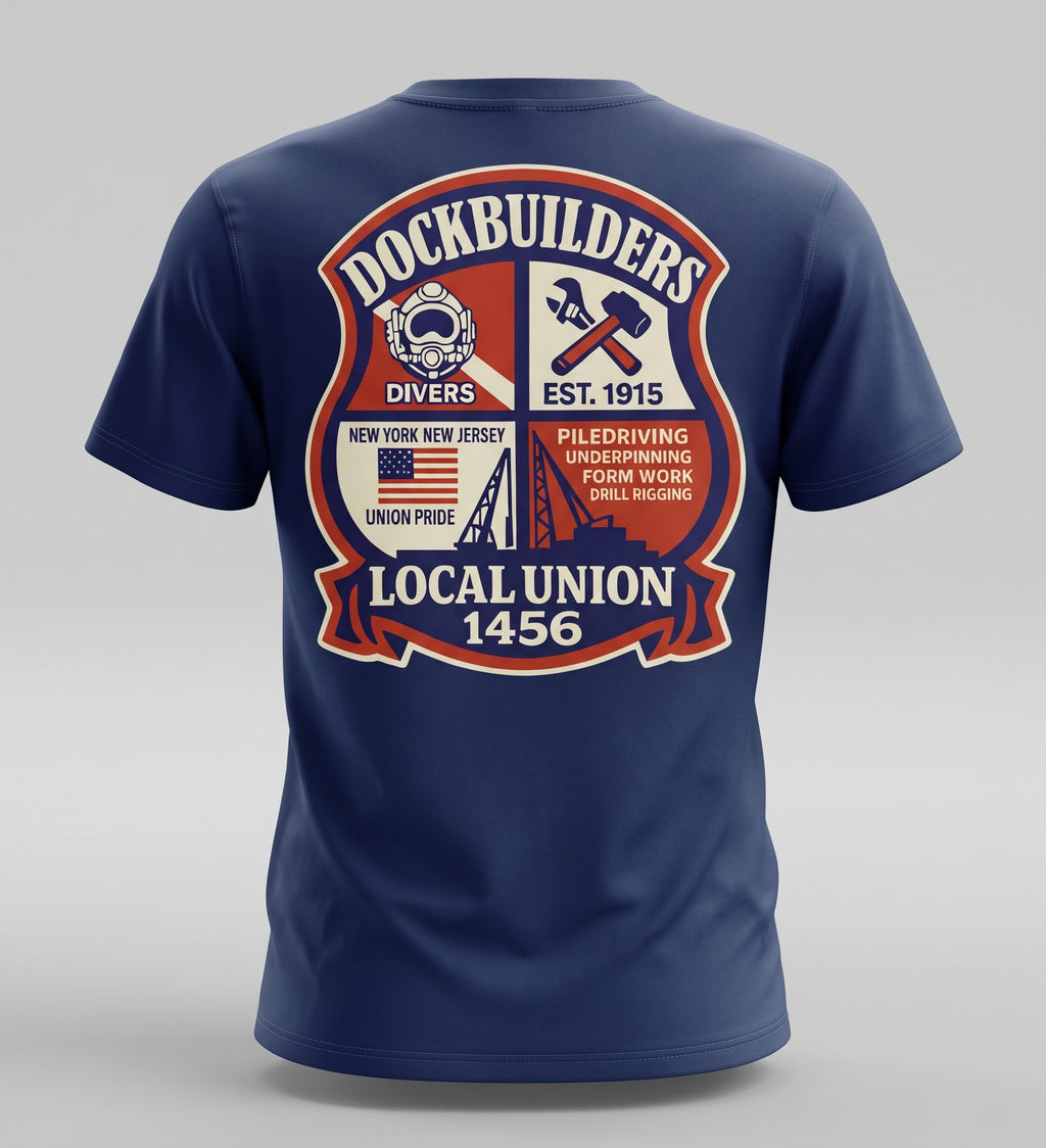 1456 Red, White, Blue Collar Crest