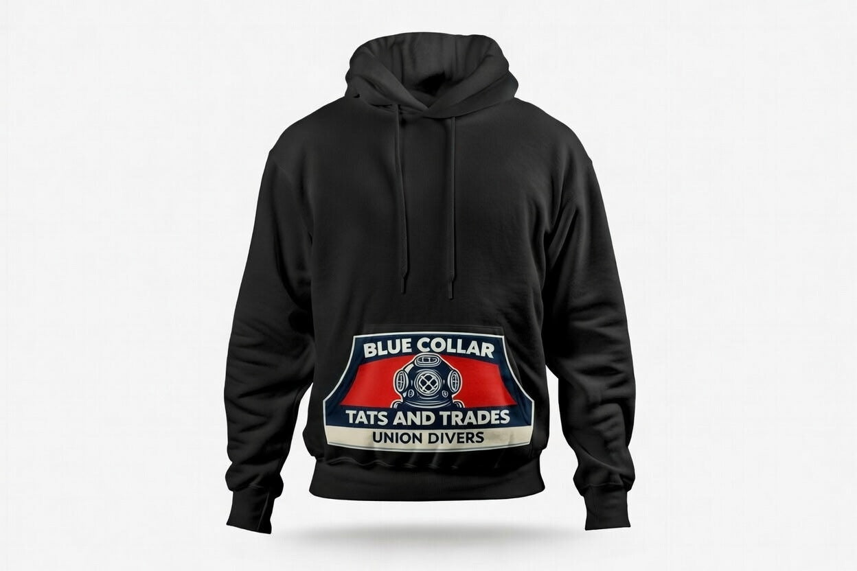 Local divers front pocket hoodie