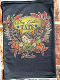 Blue collar logo face shield
