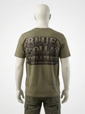 BLUE COLLAR TATS & TRADES logo t-shirt