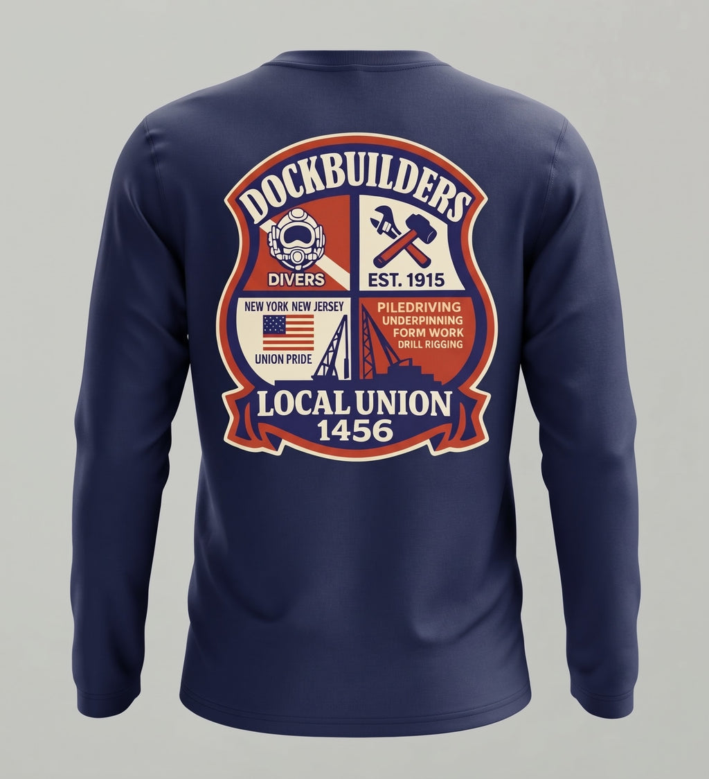 1456 Red, White, Blue Collar Crest
