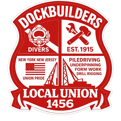 1456 Red & White Crest