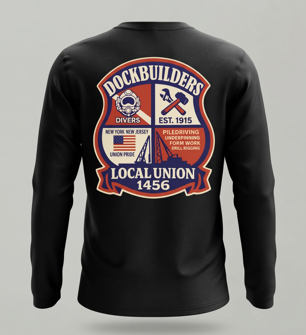 1456 Red, White, Blue Collar Crest